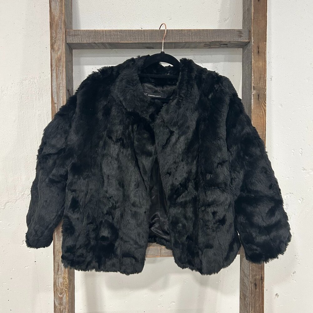 I.N.C. International Concepts Faux fur coat